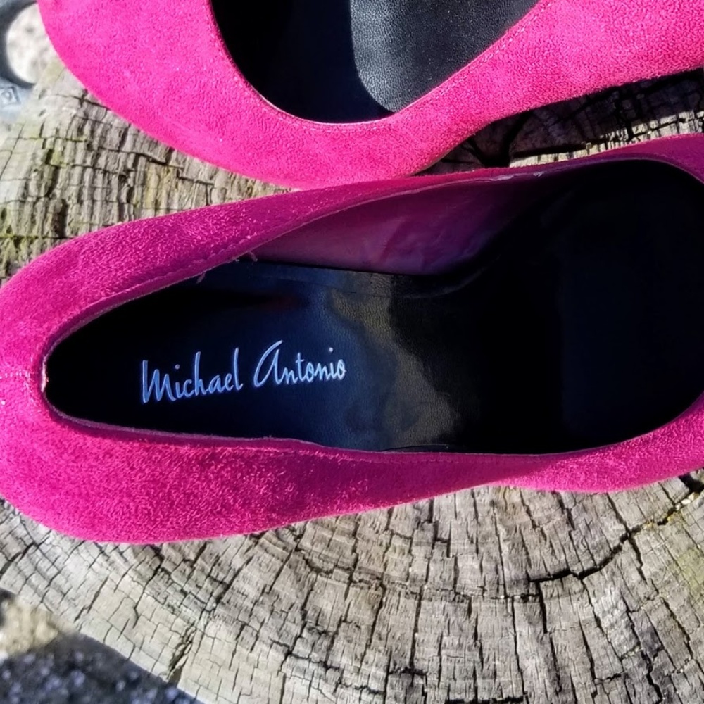 MICHAEL ANTONIO ▪ Plush Magenta HEELS Luxury - Picture 6 of 8